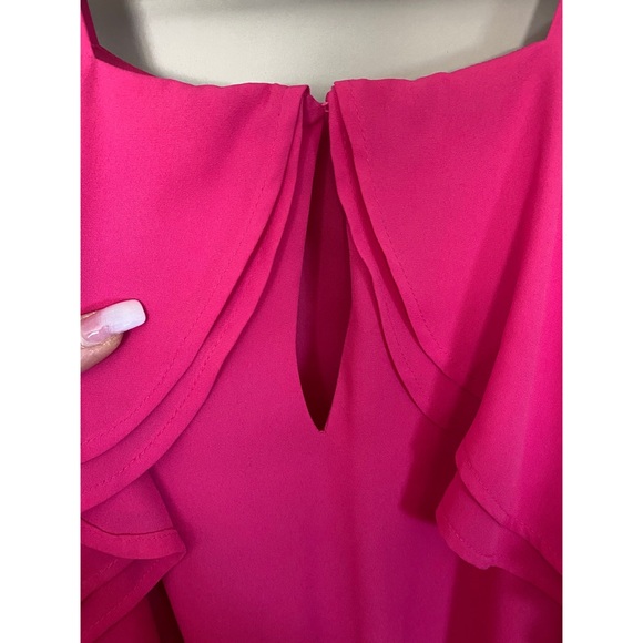 Maurice’s Bright  Pink Summer Occasion Dress - Picture 4 of 5